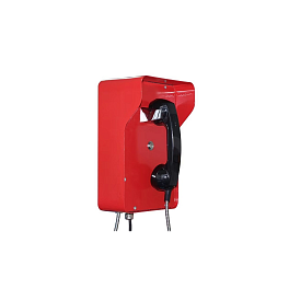 J&R Technology JR210-1B-SIP, промышленный IP-телефон антивандальный красный